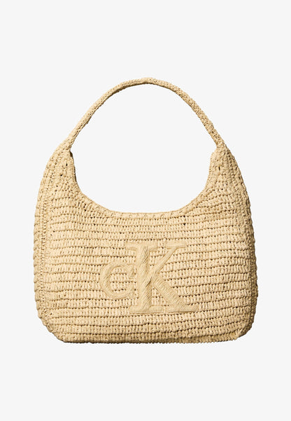 CALVIN KLEIN BOLD - Tote bag - beige