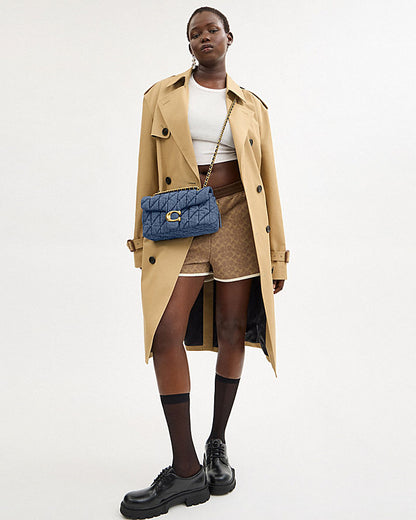 COACH TABBY 26 QUILTED DENIM SHOULDER BAG