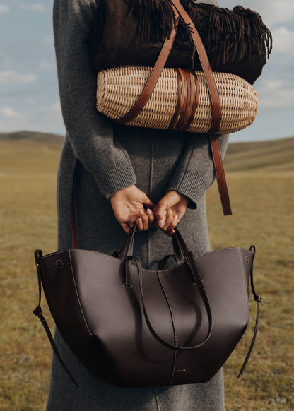 Polene Cyme edition textured ebony