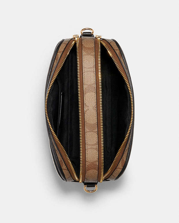 Coach Jes Crossbody In Blocked Signature Canvas