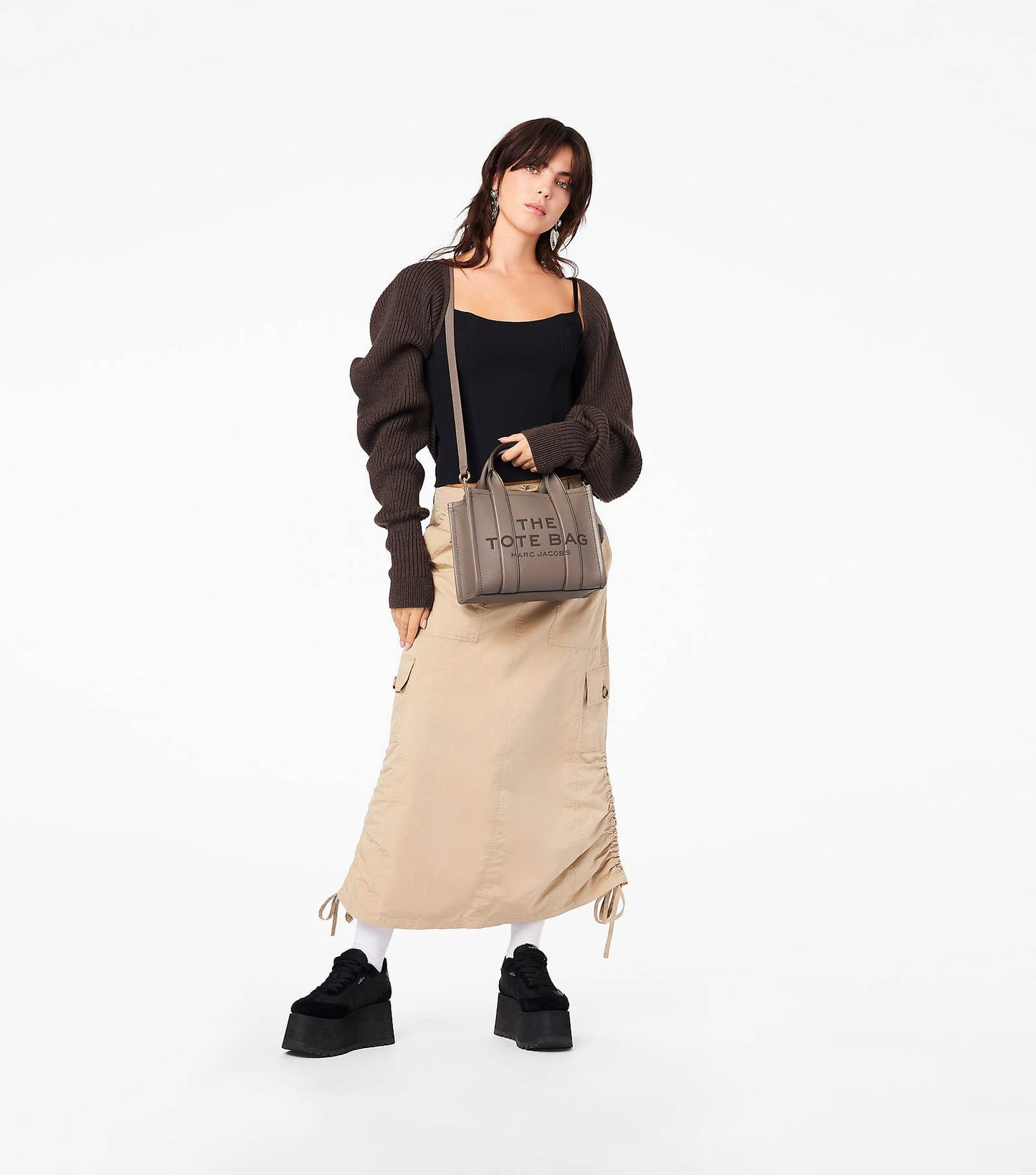 The leather small tote bag Marc Jacobs