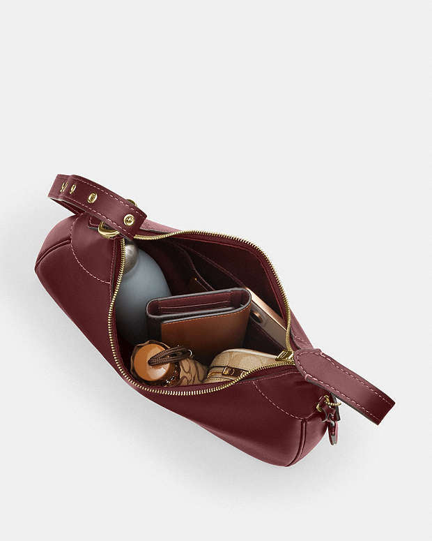 Coach Ella Shoulder Bag in maroon