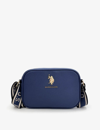 US Polo ASSN Classic Zip Crossbody Bag in navy
