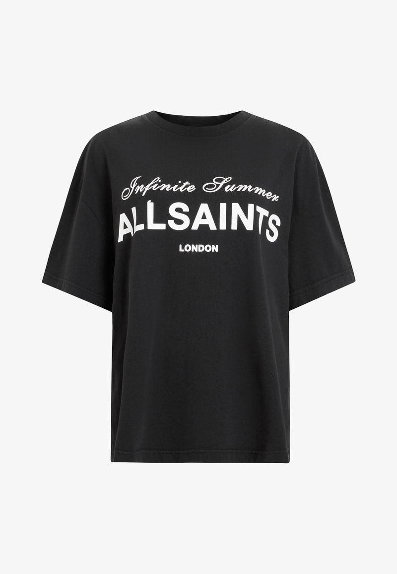 AllSaints AVRI TEE Print T-Shirt Size Large