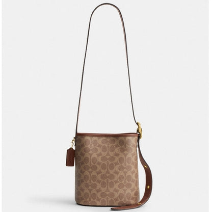 Coach Bleecker Bucket Bag 21 In Signature Canvas