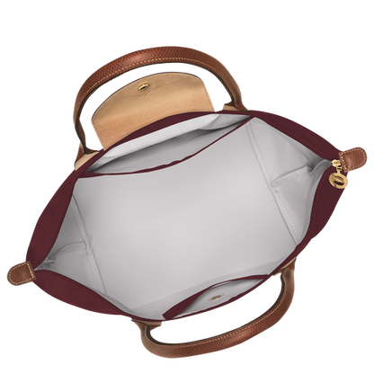 Longchamp le pliage original large tote bag in burgundy