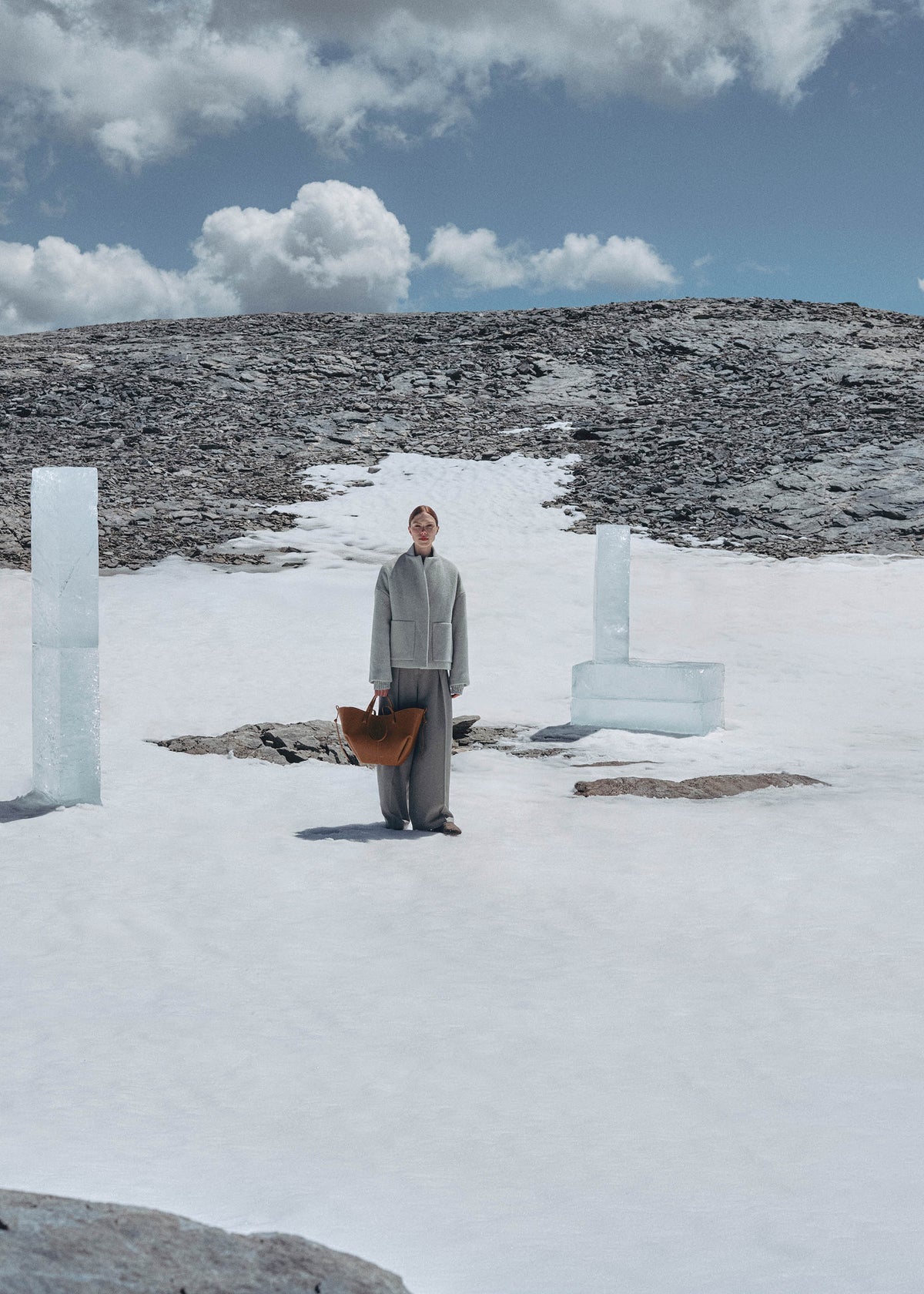 Polene Cyme edition textured caramel