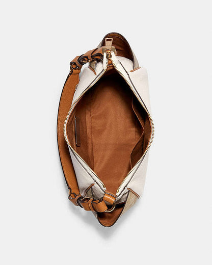 Coach Rori Shoulder Bag In Colorblock Signature Canvas