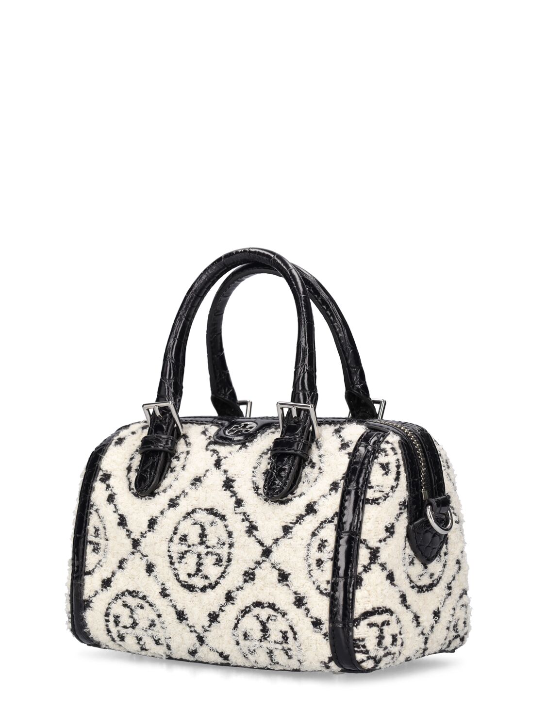 Tory Burch Mini T Monogram Bouclé duffle bag