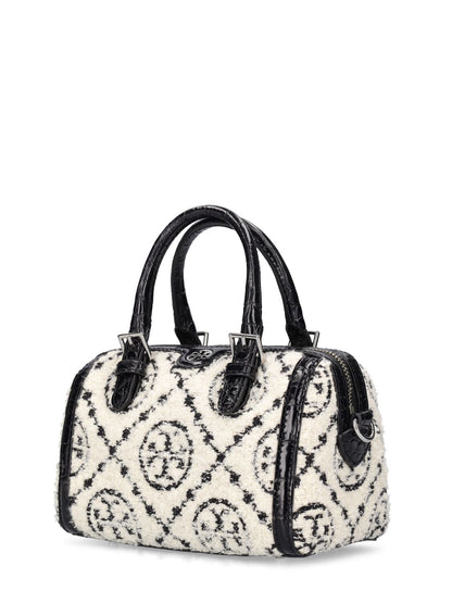 Tory Burch Mini T Monogram Bouclé duffle bag