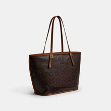 Coach Taxi Tote Bag In Signature Canvas