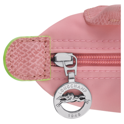 LONGCHAMP LE PLIAGE GREEN MINI POUCH WITH HANDLE