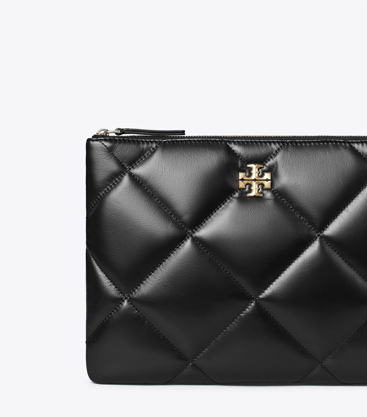 TORY BURCH KIRA DIAMOND QUILT CLUTCH BAG