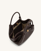 JW pei Hana Mini Tote Bag - Dark Brown