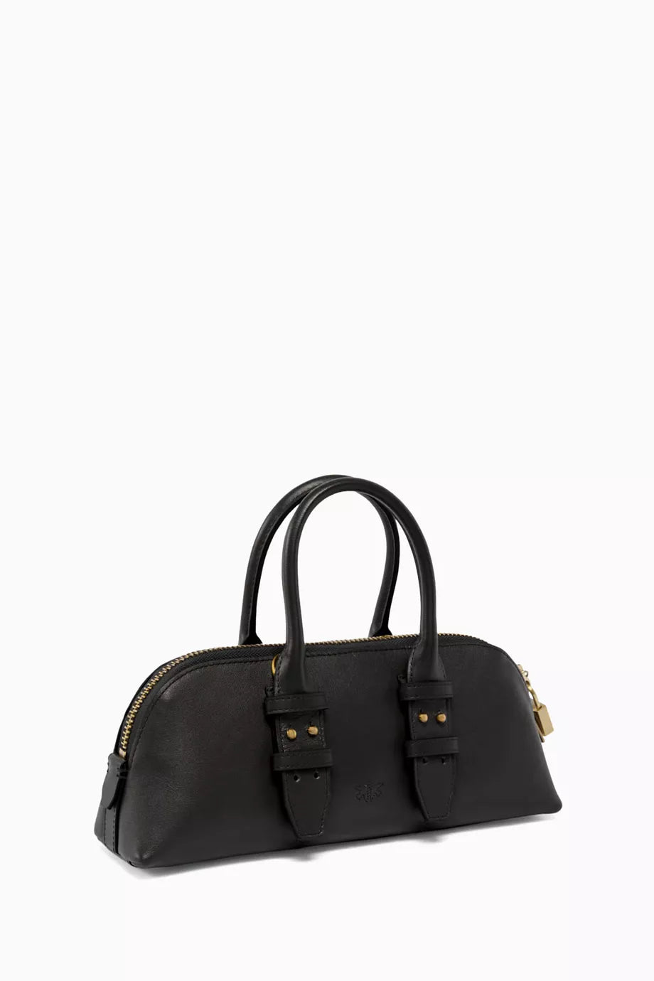 Pinko Escape Small Leather Bag in Black