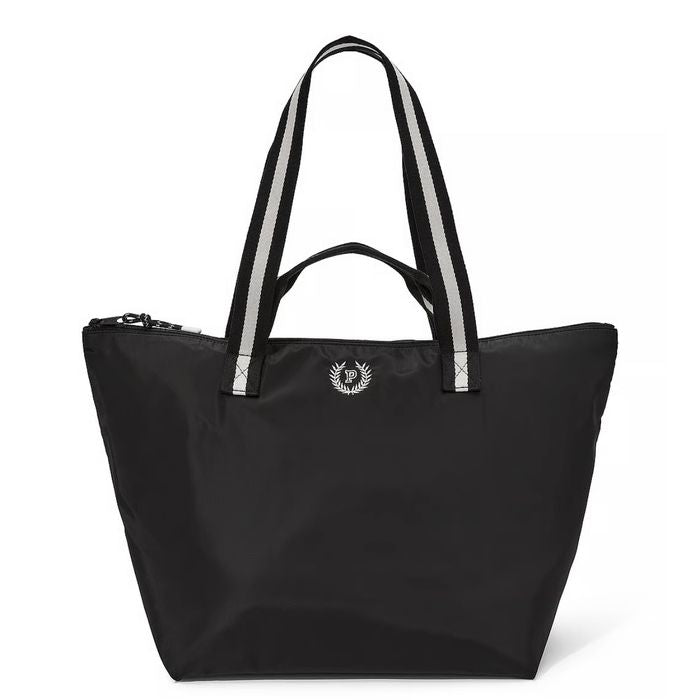 Victoria's Secret Pink Embroidered Logo Double Strap Tote