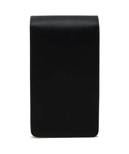 Pinko Love One Smart Phone Bag in Leather black