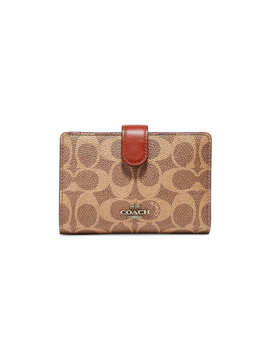 Coach Medium Corner Canvas Wallet
