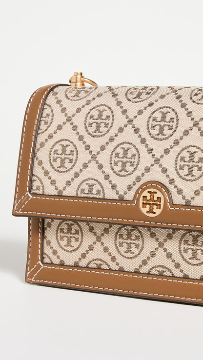Tory Burch T Monogram Small Jacquard Shoulder Bag