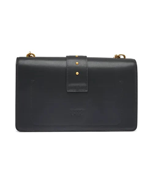 Pinko Leather messenger bag LOVE CLASSIC ICON