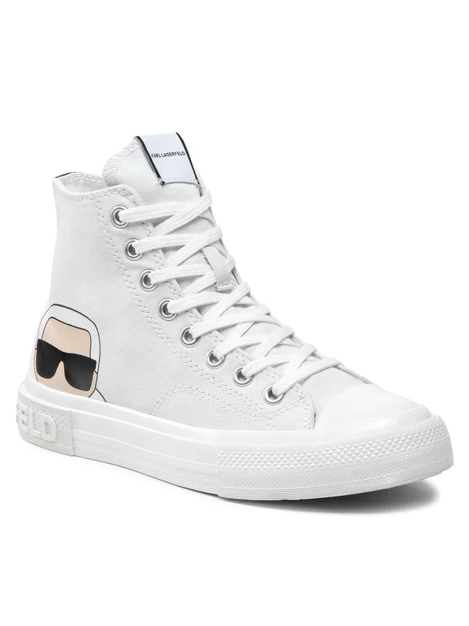 KARL LAGERFELD Fabric sneakers White size 38