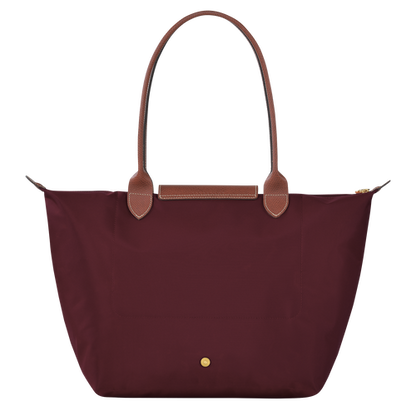 Longchamp le pliage original large tote bag in burgundy