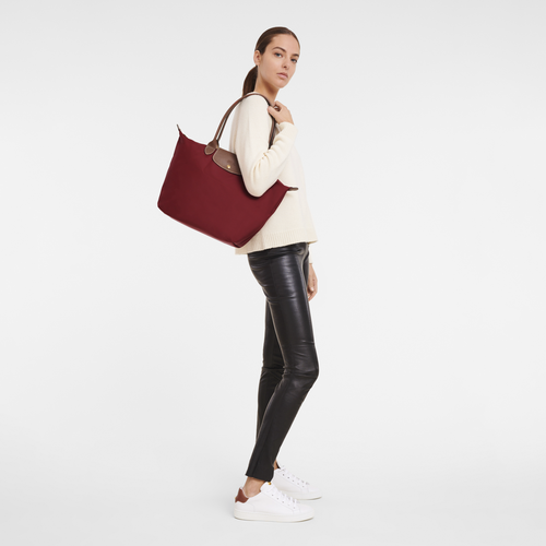 Longchamp le pliage original large tote bag in red