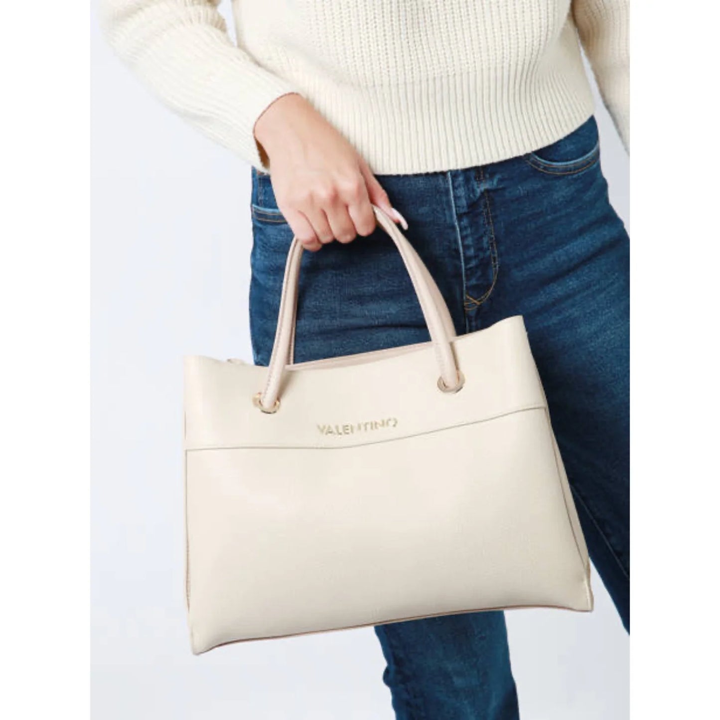 Valentino Bags in ecru Alexia Shopping Bag