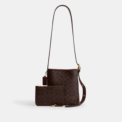 Coach Bleecker Bucket Bag 21 In Signature Canvas