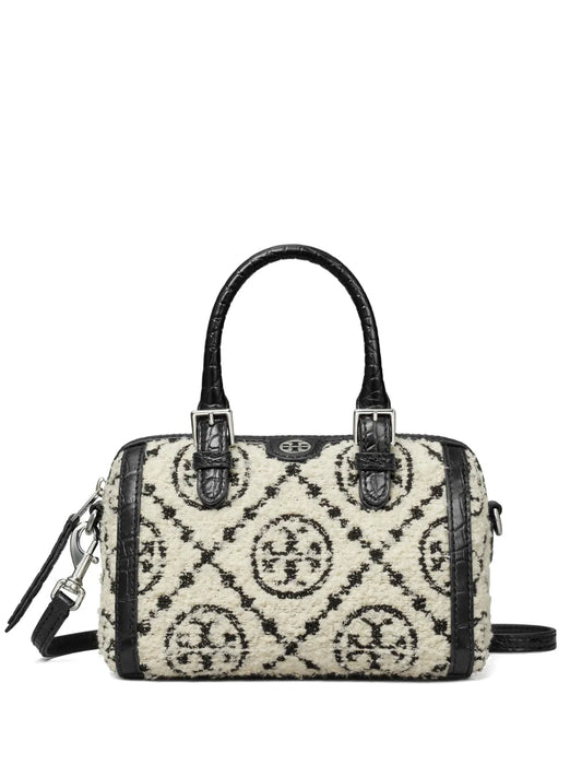 Tory Burch Mini T Monogram Bouclé duffle bag