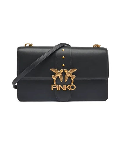 Pinko Leather messenger bag LOVE CLASSIC ICON