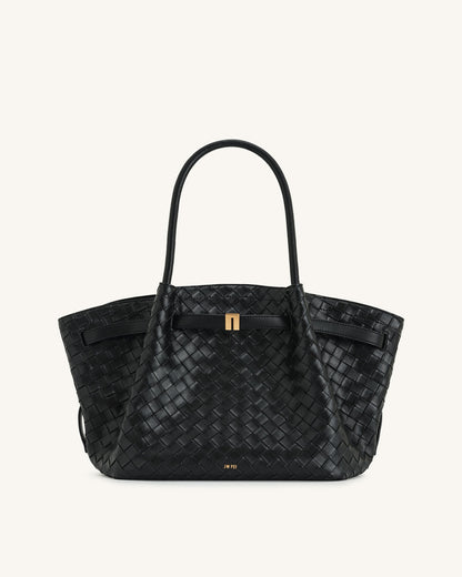 JW PEI Hana Medium Weave Texture Tote Bag