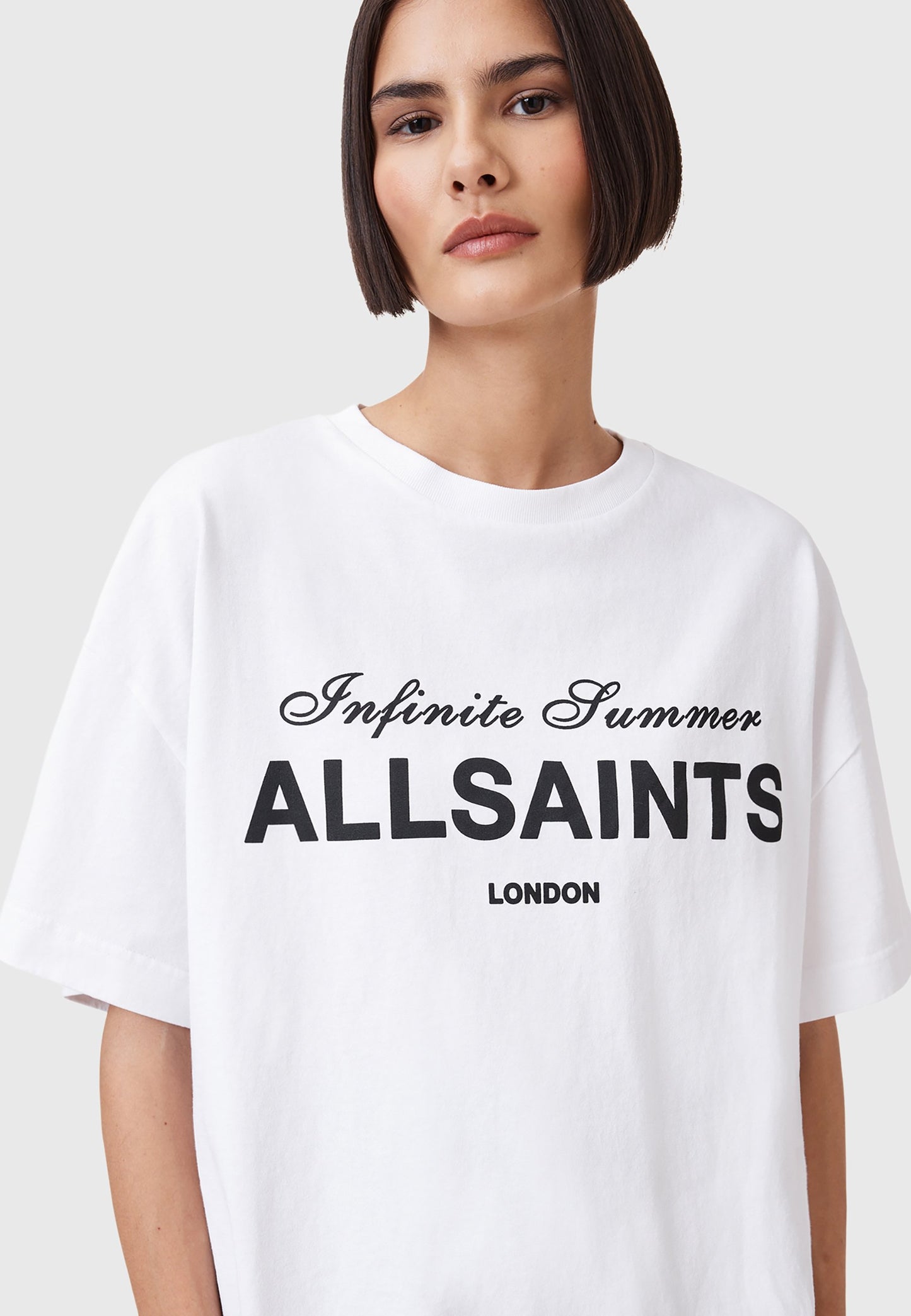 AllSaints AVRI TEE Print T-Shirt Size Large