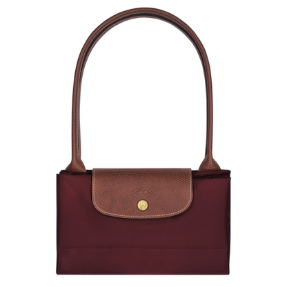 Longchamp le pliage original large tote bag in burgundy