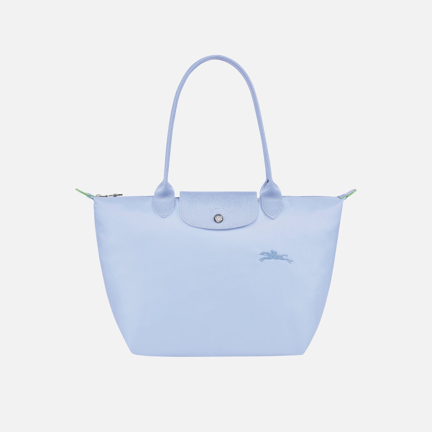 L.o.n.g.c.h.a.m.p green line le pliage medium size in sky blue