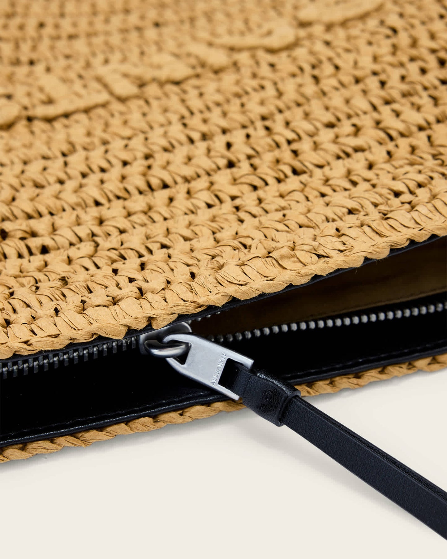 AllSaints Bettina Woven Clutch