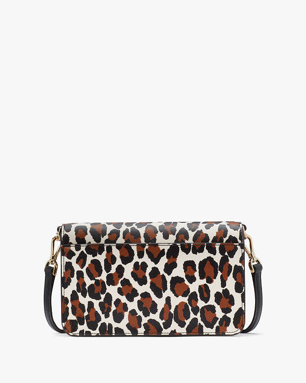 Madison Spotted Leopard Willow Mini Flap Crossbody Kate spade
