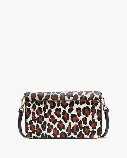 Madison Spotted Leopard Willow Mini Flap Crossbody Kate spade