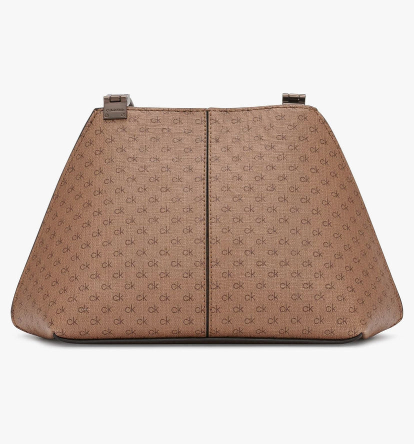 Calvin Klein Women's Granite Crossbody Bag khaki brown