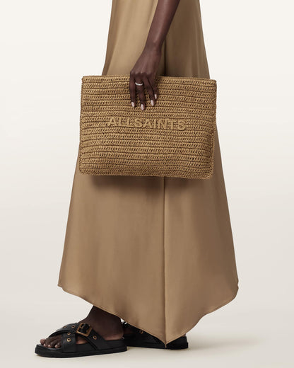AllSaints Bettina Woven Clutch
