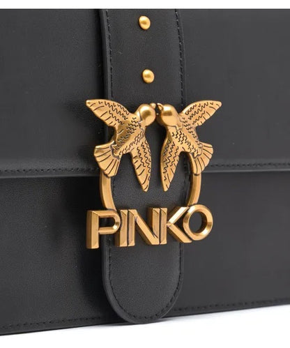 Pinko Leather messenger bag LOVE CLASSIC ICON