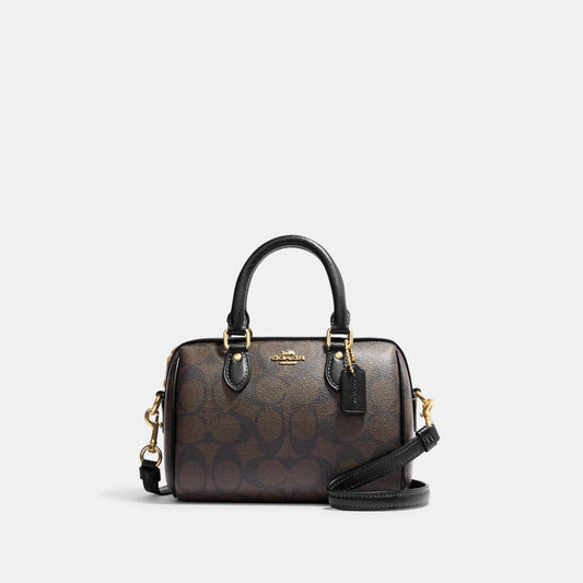Coach Mini Rowan Crossbody In Signature Canvas