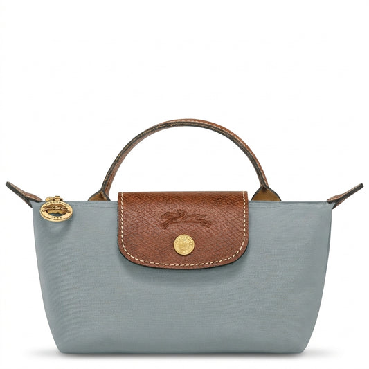 L.O.N.G.C.H.A.M.P LE PLIAGE ORIGINAL POUCH in Steel