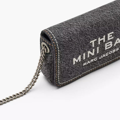 The denim mini chain bag marc jacobs
