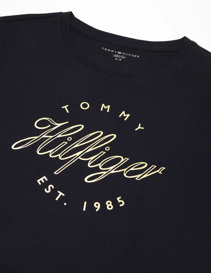Tommy Hilfiger gold print t-shirt size L