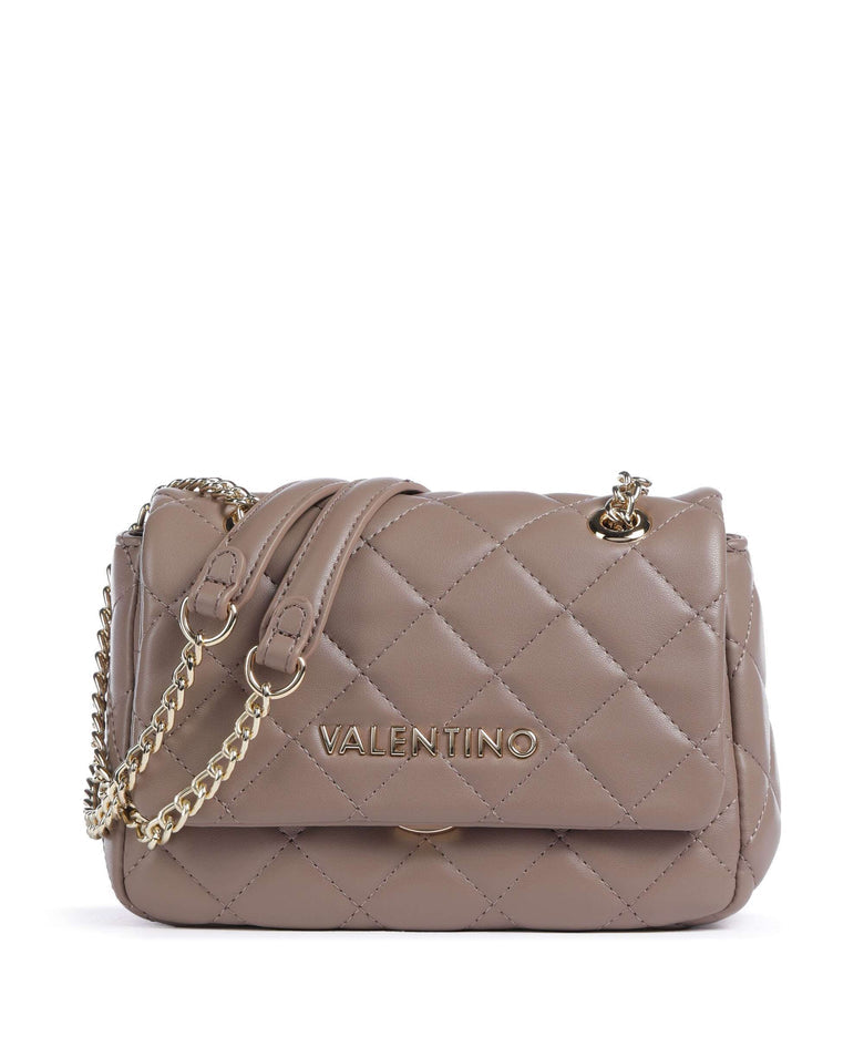 Valentino Ocarina Shoulder Bag in taupe.