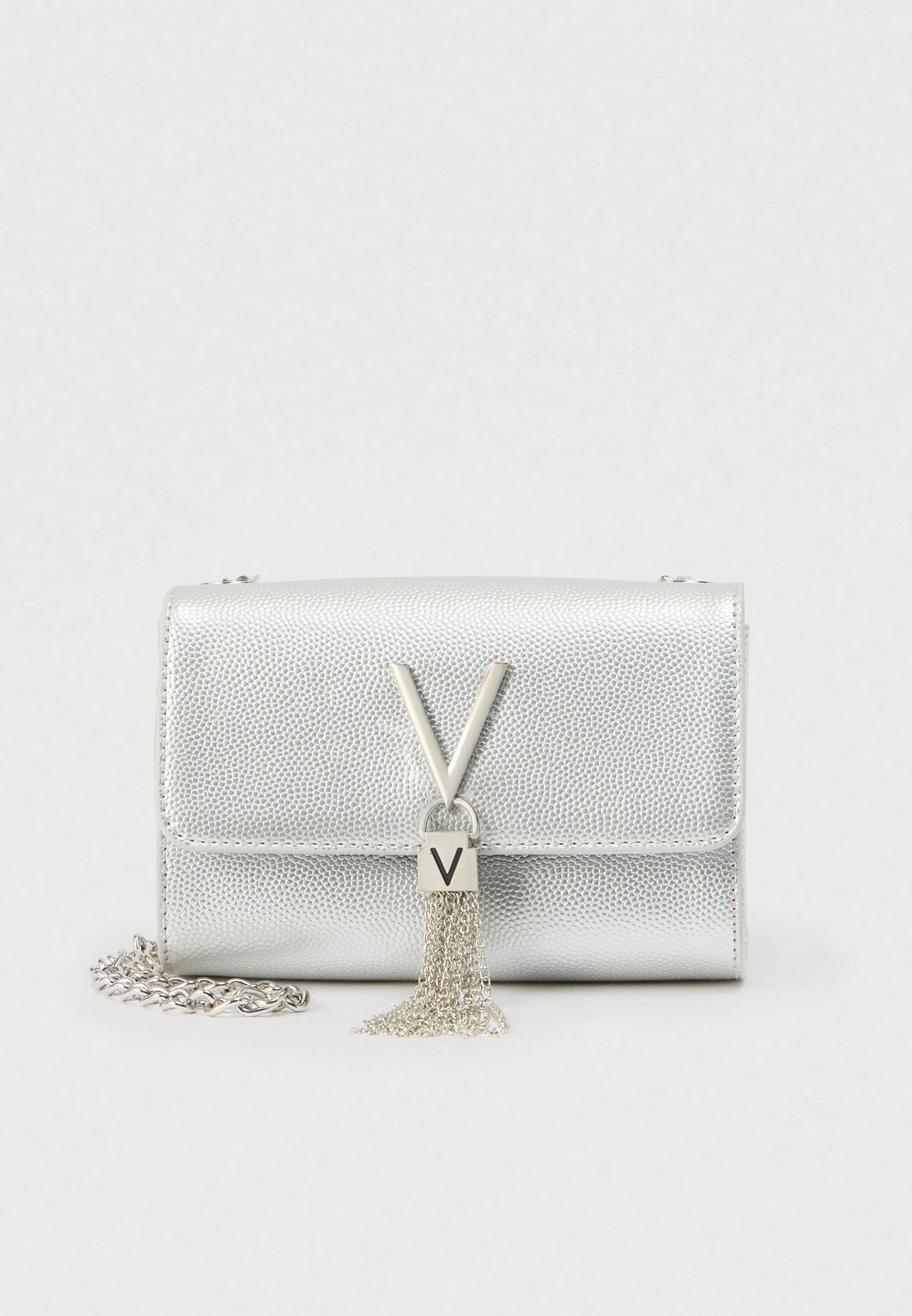 Valentino Bags Divina crossbody bag in silver