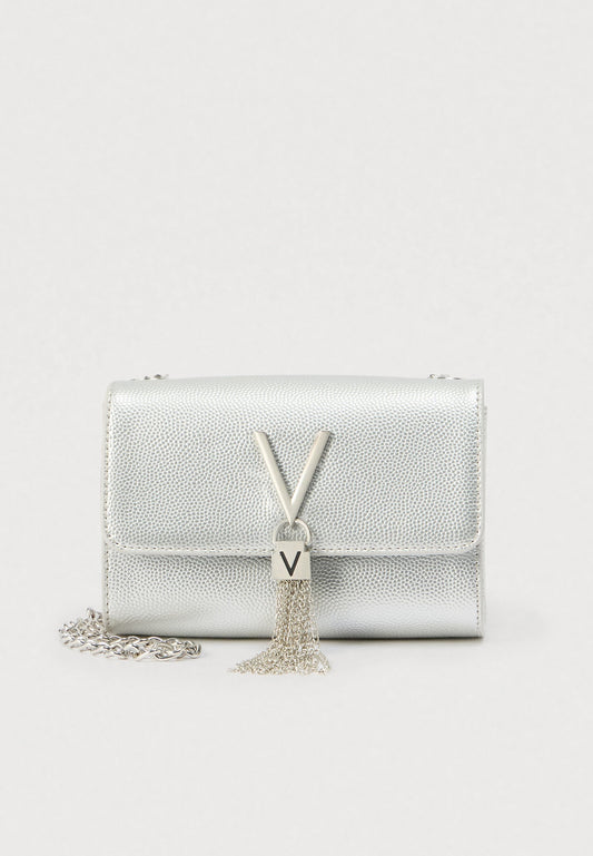 Valentino Bags Divina crossbody bag in silver