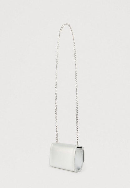 Valentino Bags Divina crossbody bag in silver