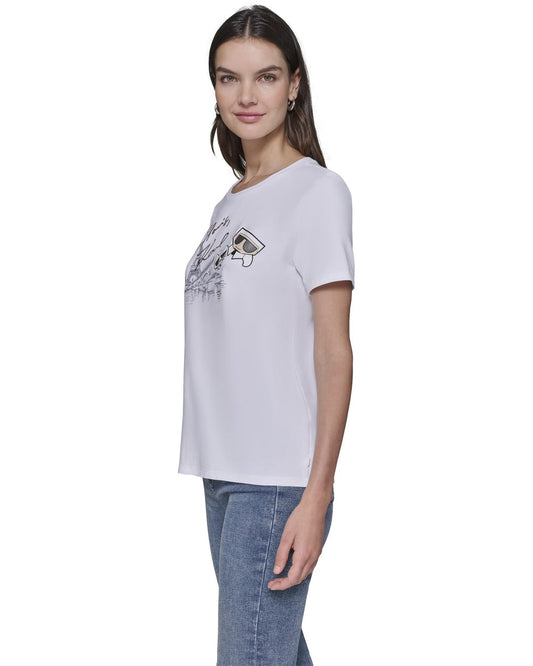 Karl Lagerfeld T-shirt Duo In Paris